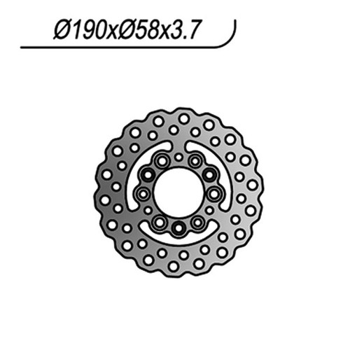 6591022x disco freno anteriore - disco,