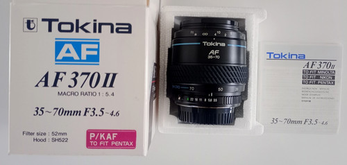 Objectif tokina af370ii - tokina,