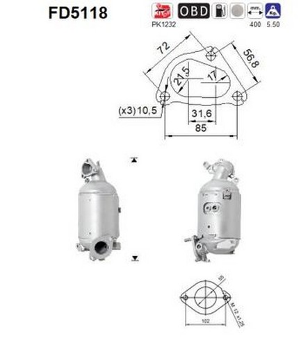 Fap per kia pro - cv,