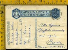 Guerra d' Africa Franchigia Posta Militare 109 Barce Cirenaica x Rende Cosenza