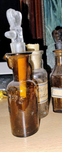 Antico flacone farmacista - antico,