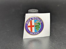 ALFA ROMEO 20MM LOGO ADESIVO 3D SIGLA EMBLEMA FREGIO STEMMA SCRITTA BADGE TARGA