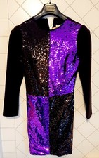 Tubino viola e nero con