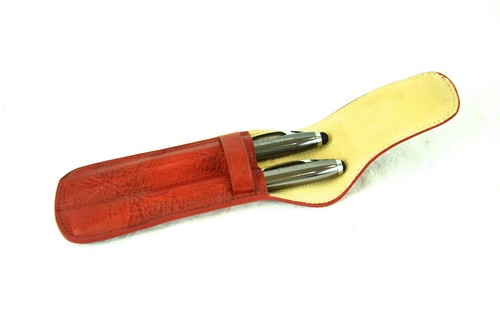 Portapenne vera pelle made - portapenne,