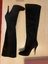 Stivali Gianni Marra donna,n.38,colore nero,alte 55cm.Perfette,praticamente nuov