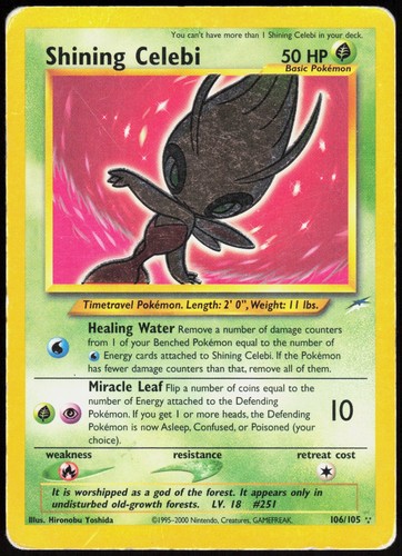 Shining celebi 106 105 - shining,