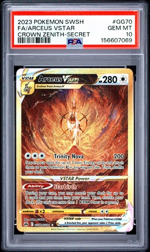 Carta pokemon arceus - arceus, psa