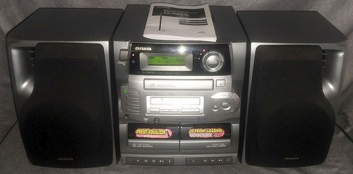 Aiwa dw630u boombox fm - boombox, am/fm