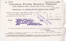 CANADIAN PACIFIC RAILWAY CO