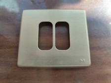 Placca in alluminio color oro