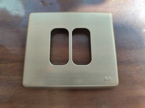Placca alluminio color oro - placca,