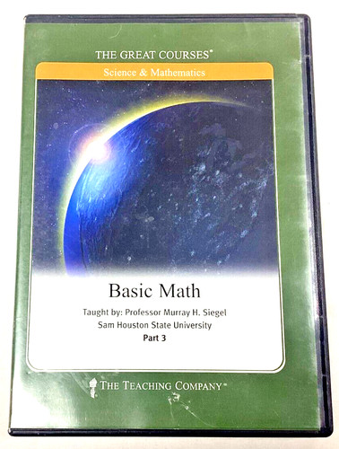 The great courses - great, math