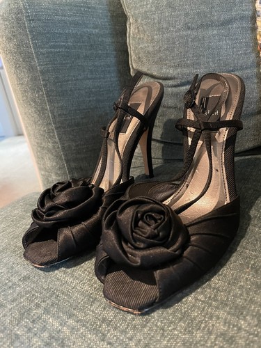 Sandalo flamenco nero - , raso