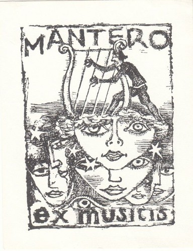 Exlibris bookplate incisione - bookplate,