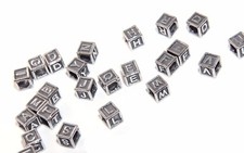 charm argento 925 lettere per