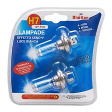 2 Lampadine Auto Moto H7 12V 55 W Effetto Xenon Rhutten per Fanale Anabbagliante