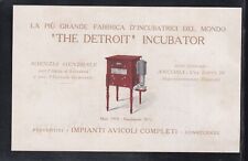 Biglietto Pubblicitario Ancona Impianti Avicoli Fabbrica Incubatrici SCV4