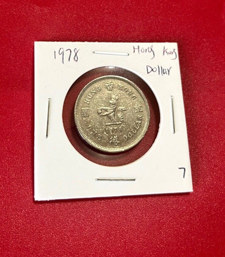 Moneta dollaro di hong - un,