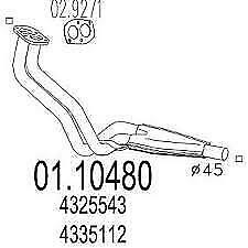 MUFFLER MANIFOLD HOSE Fiat 132