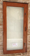VETRINA IN LEGNO ANNI SETTANTA 60 X 124 X 11 MITICA VINTAGE OFFERTA BACHECA