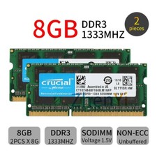 Crucial 16gb 2x8gb ddr3 - crucial,