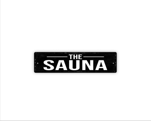The sauna insegna - insegna, decorazione