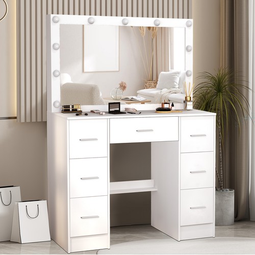 Tavolo trucco bianco - trucco, con