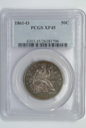 1861 50c seduto liberty - 1861-o,