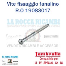 Vite 3,5 mm Fissaggio Fanalino