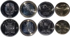 SAMBIA/ZAMBIA (4) 1+2+5 Kwacha