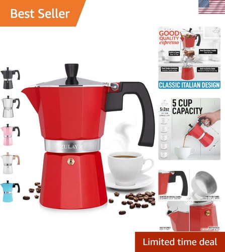 Classic red moka pot - red,