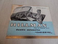 Depliant Originale Hillman