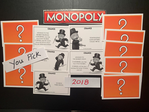Carte chance monopoly - carte,