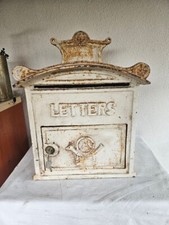 POSTA CASSETTA VINTAGE LETTERS BOX INGLESE MODERNARIATO IN GHISA