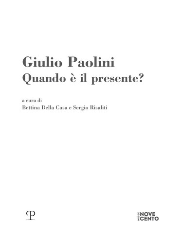 Giulio paolini quando il - giulio,