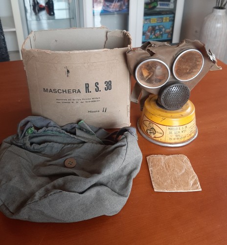 Maschera antigas italiana - antigas, ww2
