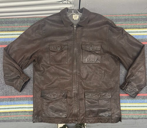 Giacca vintage gap vera pelle - giacca,