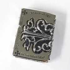 Zippo Gotico Argento Lato Croce Arabesca Full Metal Jacket Japan Limited Heavy