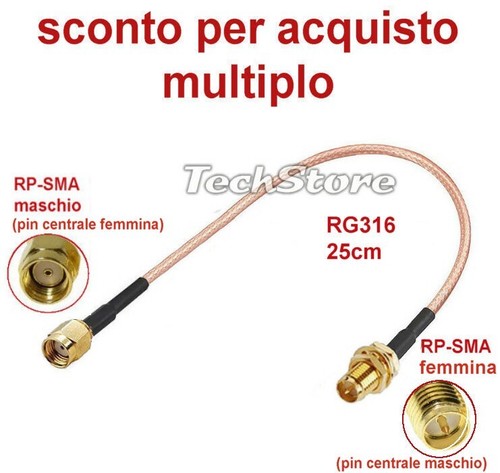 Cavo coassiale rg316 50ohm - coassiale,
