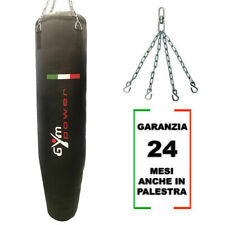 Sacco Arti Marziali Gym Power Savate 160x40 cm 50 kg Boxe Kick Boxing Thai MMA 