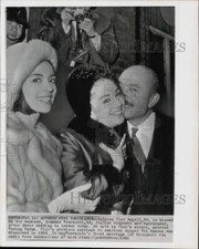 1962 Press Photo Actress Pier Angeli, Husband Armando Trovajoli After Wedding