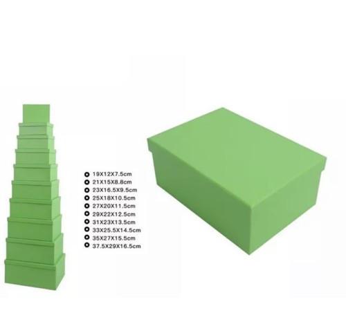Set pezzi scatole - 10,
