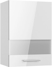 Optifit Pensile Rurik986 50x34,9x70,4 cm Bianco - Porta Vetro, Frontale Verniciato