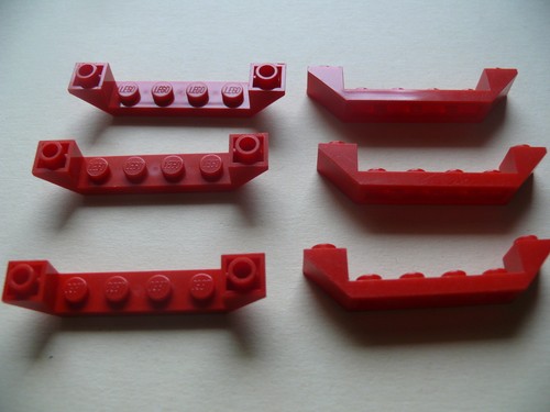 Lego red slopes inverted - lego,