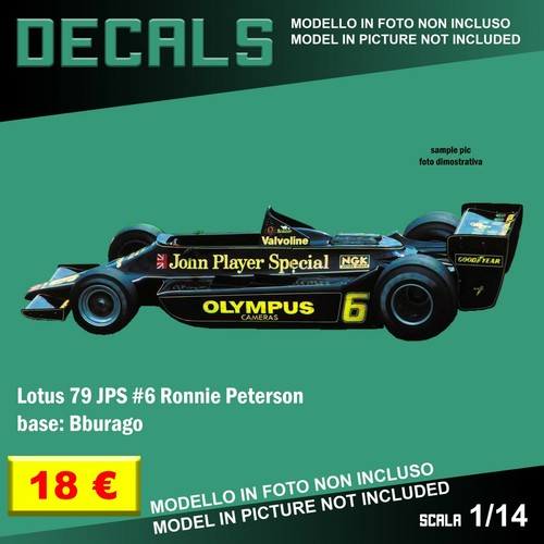 Decals repro lotus - lotus, jps