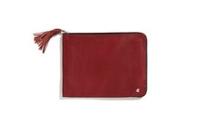 Leather document folder A4