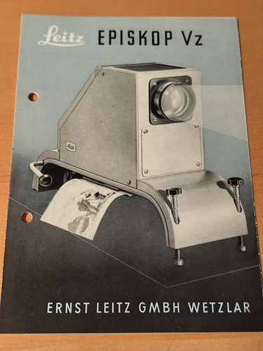 Brochure leitz episcopio - brochure, vz