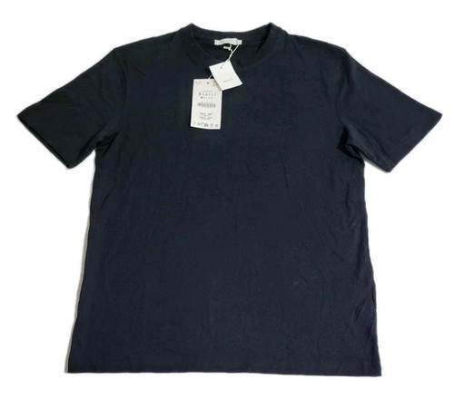 Shirt nera manica corta - manica, zara