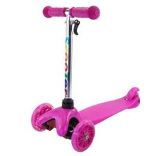 Monopattino 3 Ruote Fucsia Per