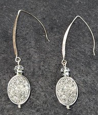 Moonlight Druzy Silvertone